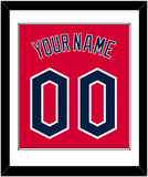 Cleveland Name & Number - Alternate Red - Single Mat 1