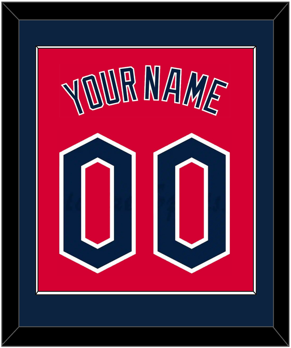 Cleveland Name & Number - Alternate Red - Single Mat 2