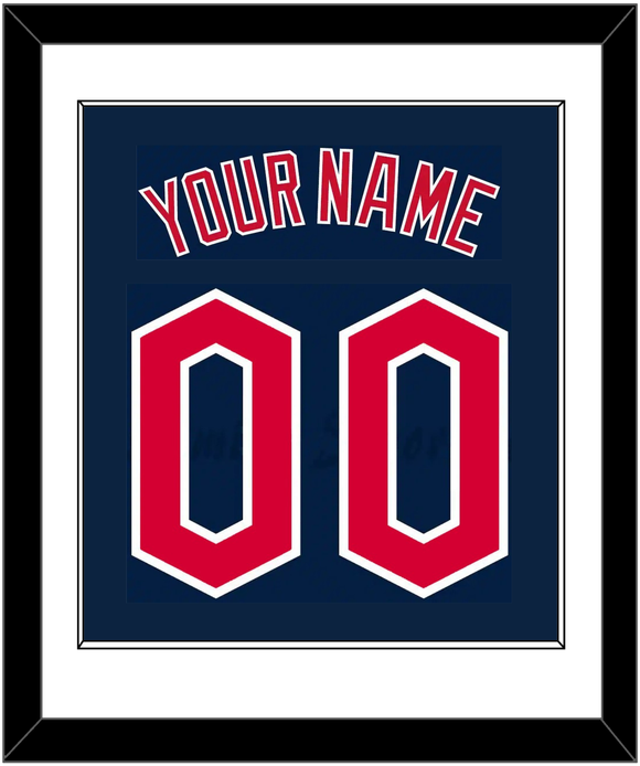 Cleveland Name & Number - Alternate Blue - Single Mat 1