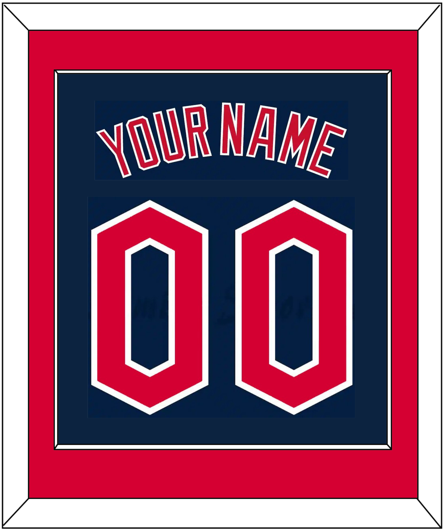 Cleveland Name & Number - Alternate Blue - Essential Tier 2