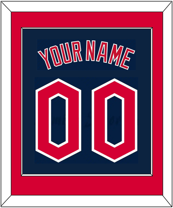 Cleveland Name & Number - Alternate Blue - Single Mat 2