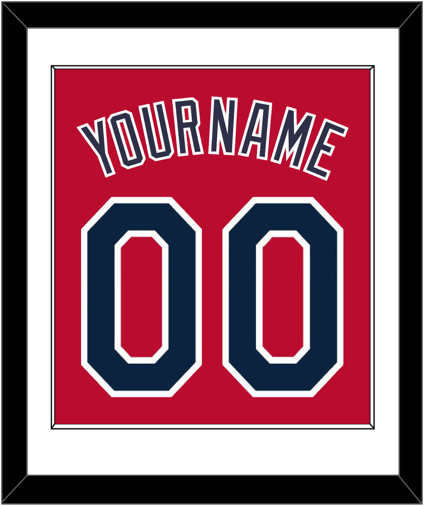 Cleveland Name & Number - Alternate Red (2019-2021) - Essential Tier 1