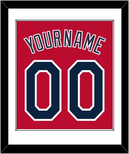 Cleveland Name & Number - Alternate Red (2019-2021) - Essential Tier 1