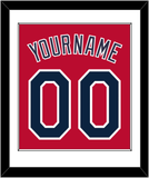 Cleveland Name & Number - Alternate Red (2019-2021) - Single Mat 1