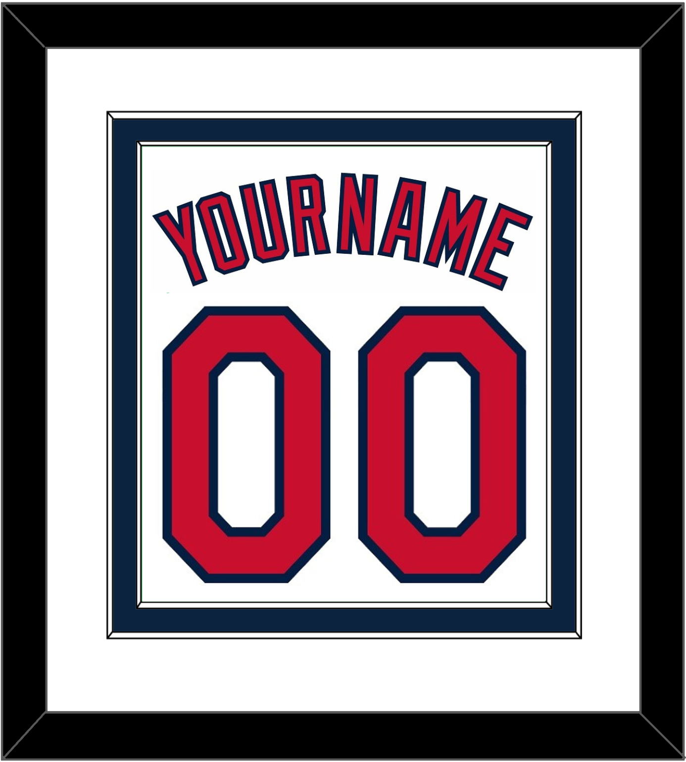 Cleveland Name & Number - Home White (2012-2021) - Signature Tier 1