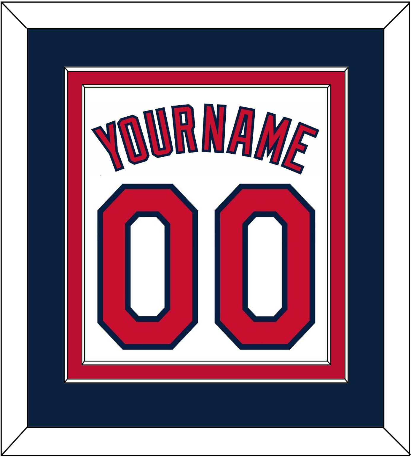 Cleveland Name & Number - Home White (2012-2021) - Signature Tier 3