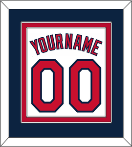 Cleveland Name & Number - Home White (2012-2021) - Double Mat 3