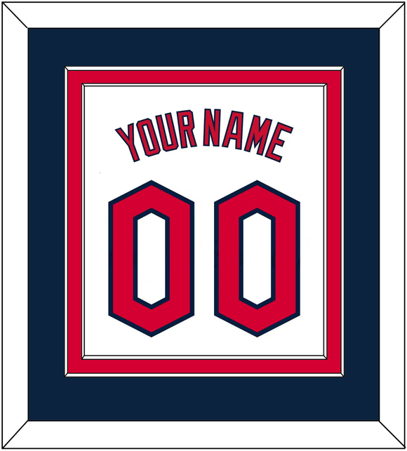 Cleveland Name & Number - Home White - Double Mat 3