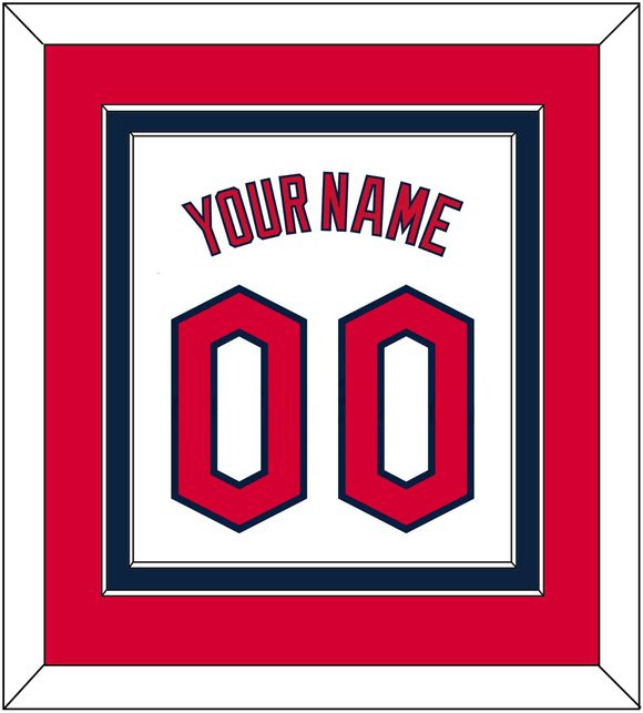 Cleveland Name & Number - Home White - Double Mat 4