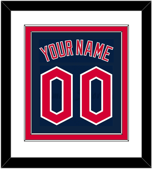 Cleveland Name & Number - Alternate Blue - Signature Tier 1