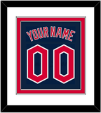 Cleveland Name & Number - Alternate Blue - Double Mat 1