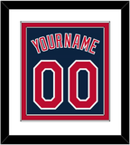 Cleveland Name & Number - Alternate Blue (2019-2021) - Double Mat 1