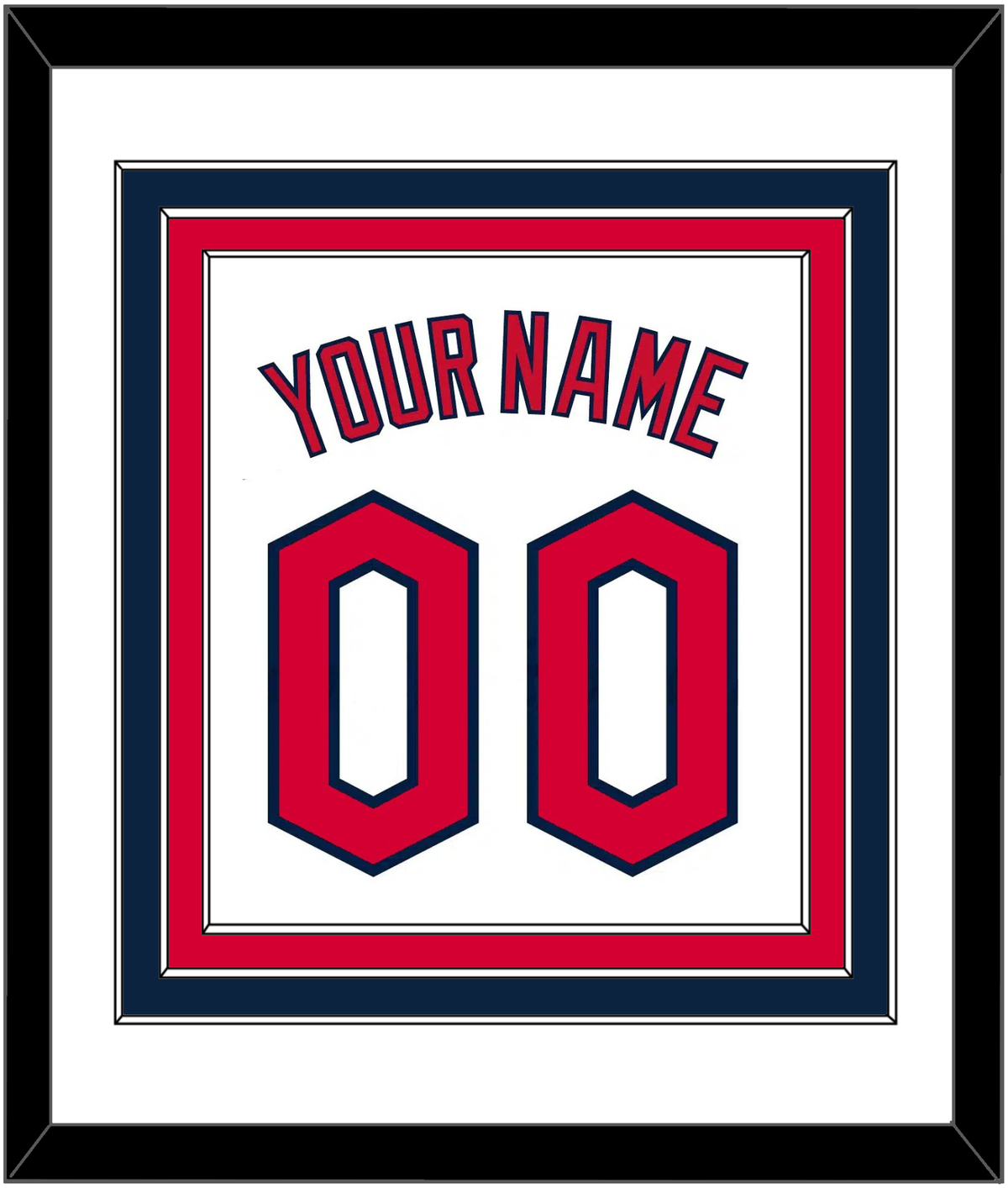 Cleveland Name & Full-Size Number - Combined