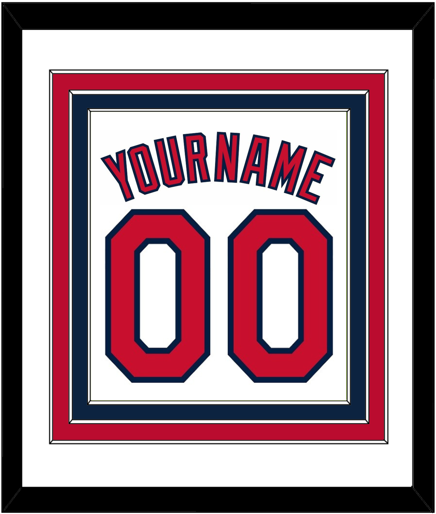 Cleveland Name & Number - Home White (2012-2021) - Premier Tier 1