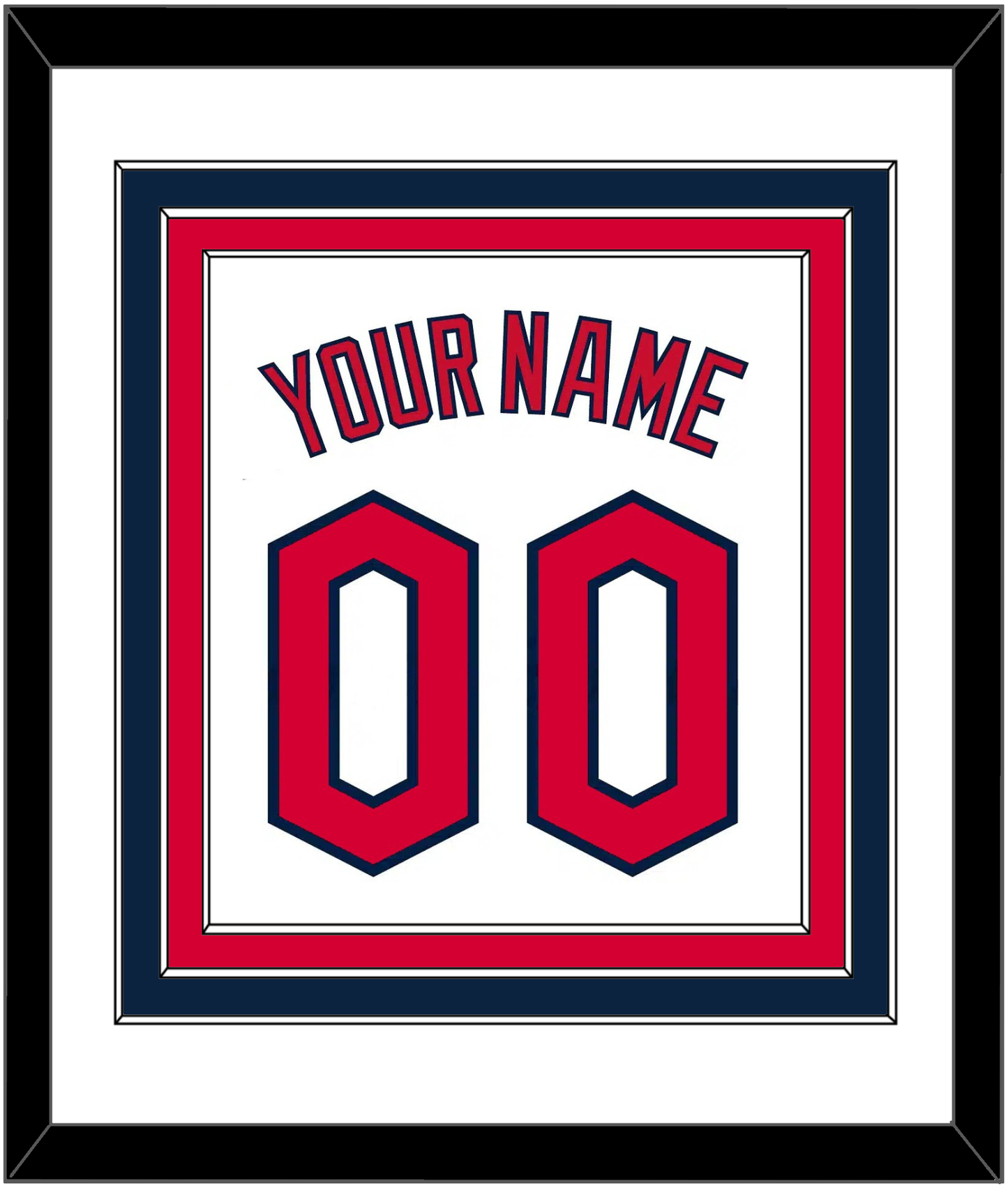 Cleveland Name & Number - Home White - Premier Tier 1