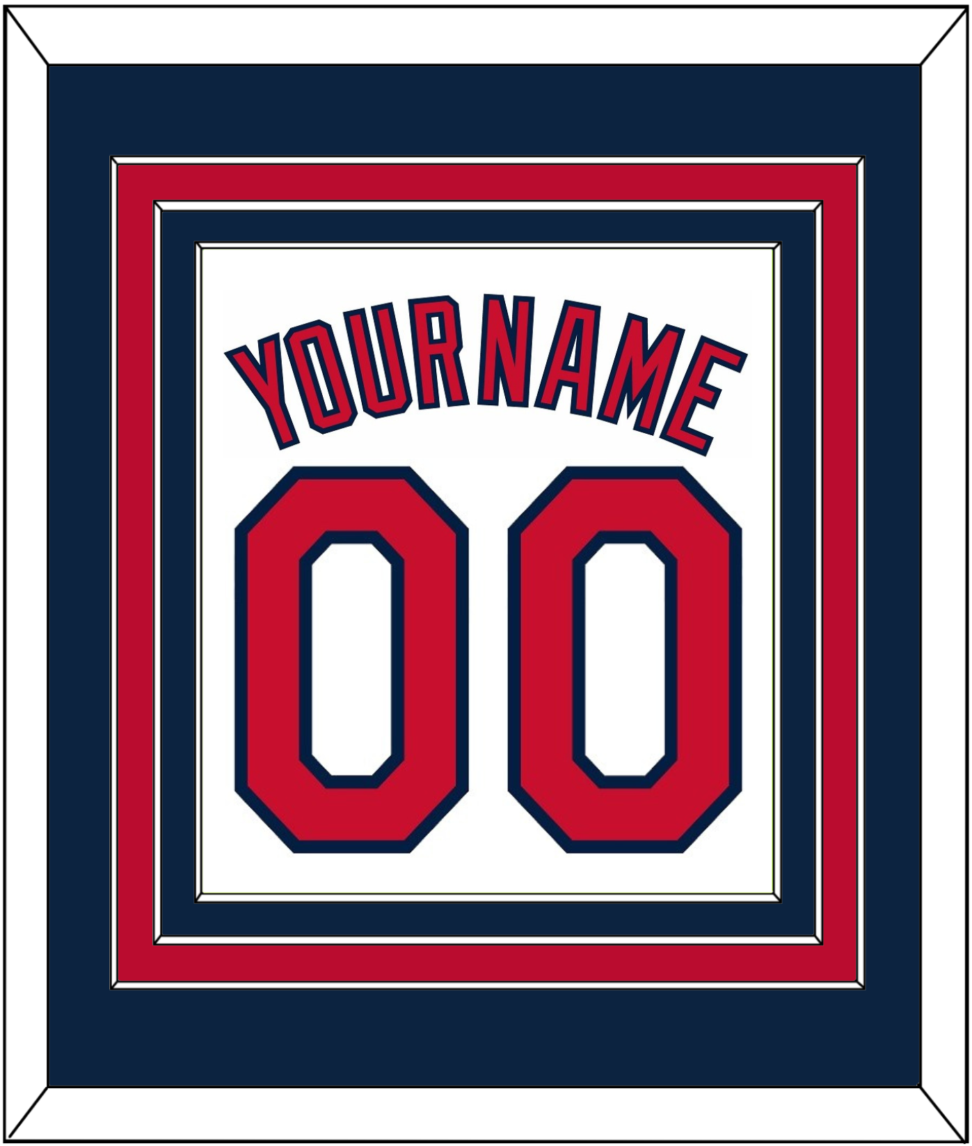 Cleveland Name & Number - Home White (2012-2021) - Premier Tier 2