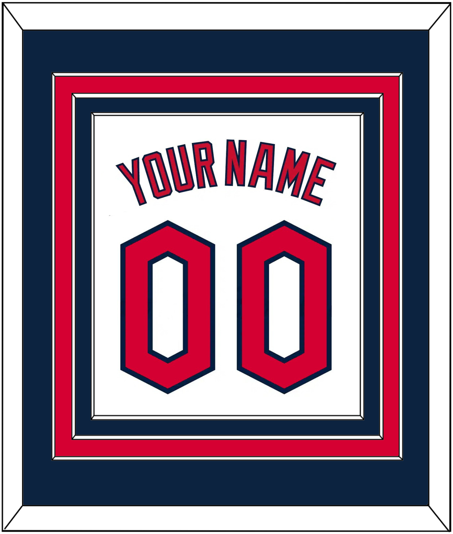 Cleveland Name & Number - Home White - Premier Tier 2