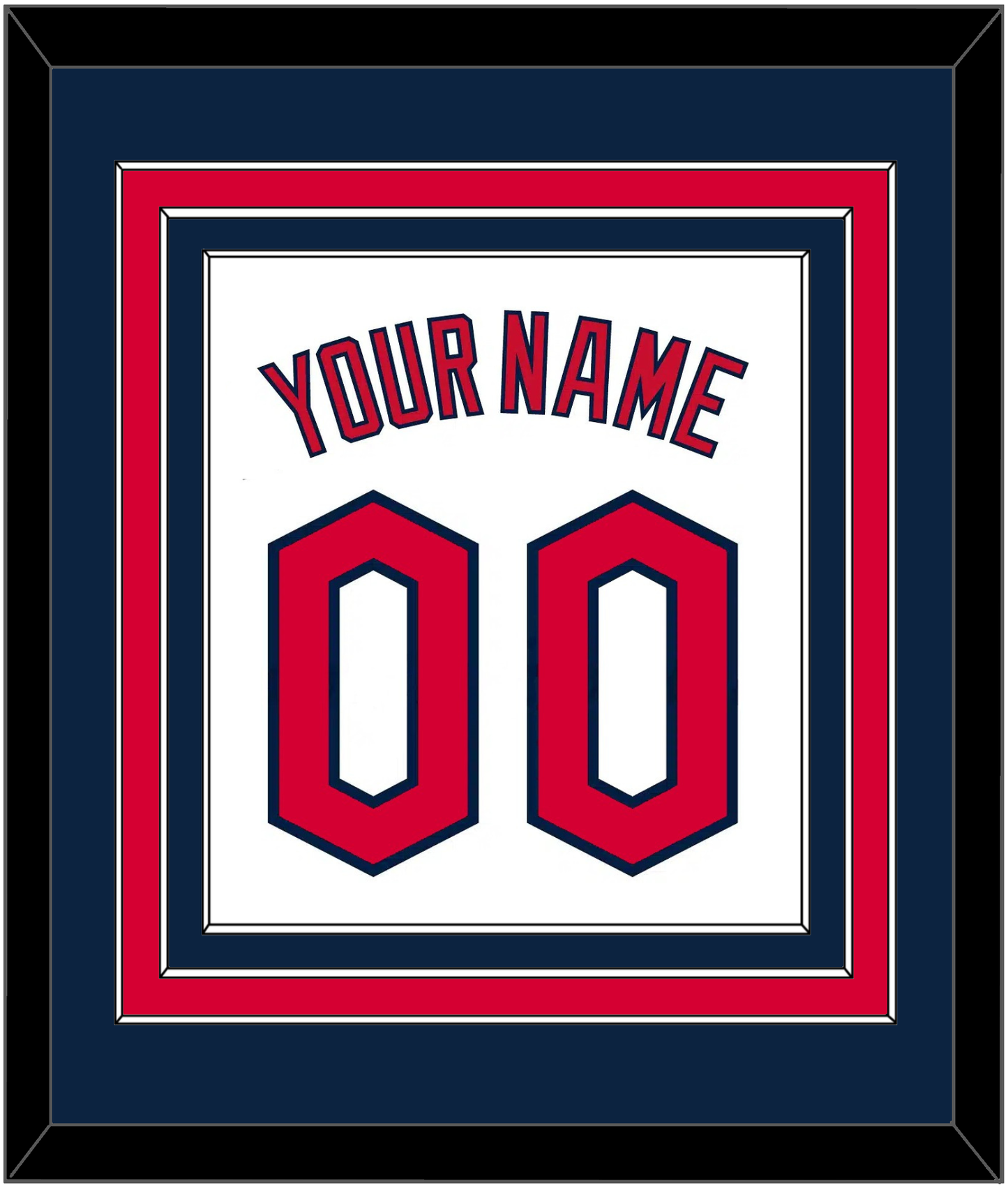 Cleveland Name & Number - Home White - Premier Tier 2