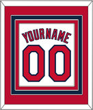 Cleveland Name & Number - Home White (2012-2021) - Triple Mat 3