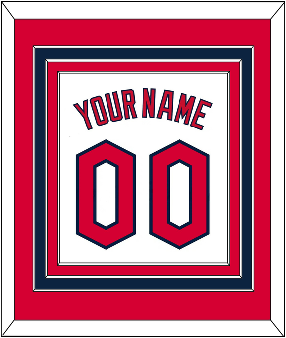 Cleveland Name & Number - Home White - Triple Mat 3