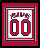 Cleveland Name & Number - Home White (2012-2021) - Triple Mat 3