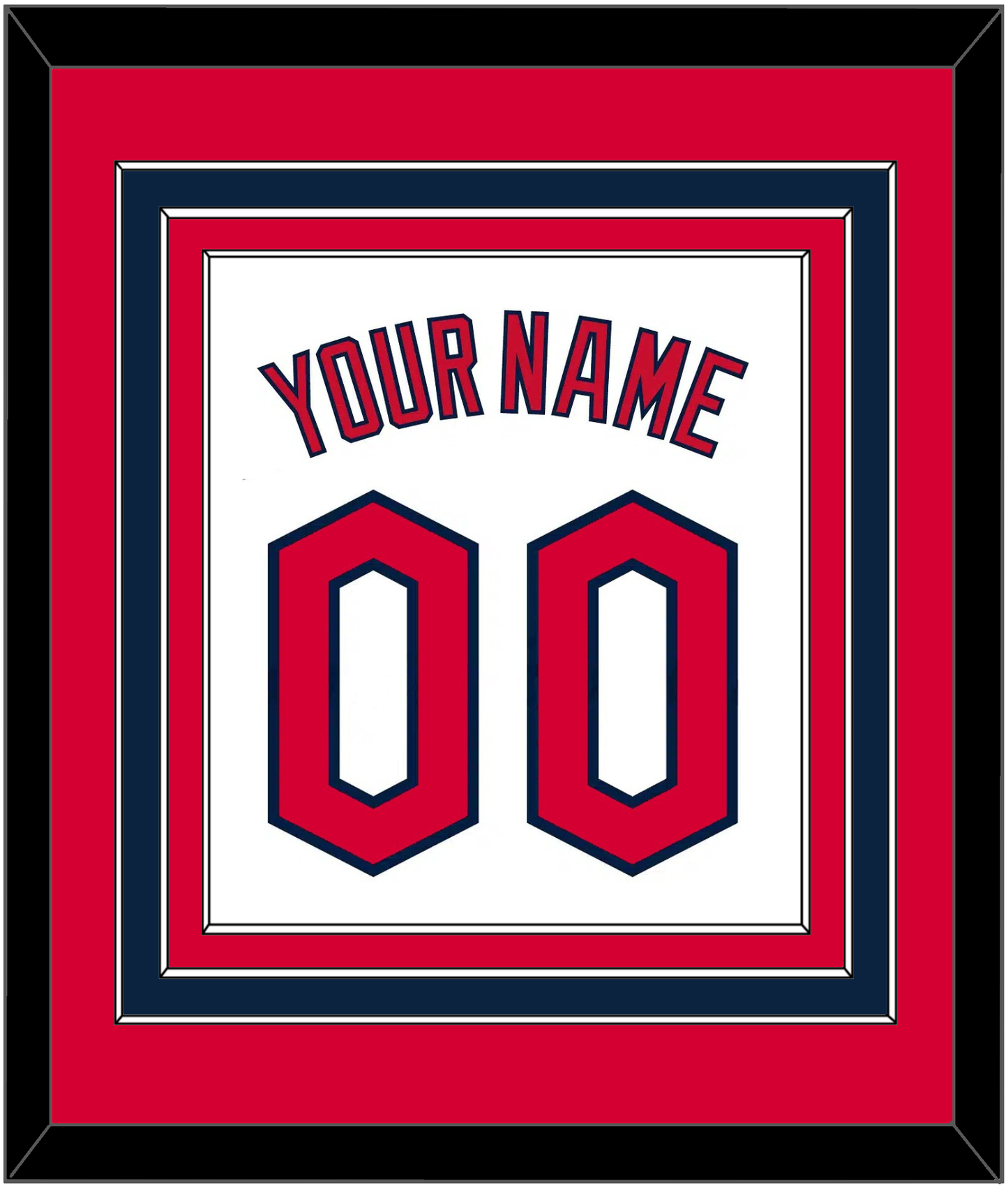 Cleveland Name & Number - Home White - Premier Tier 3