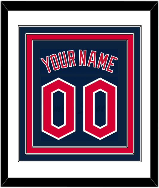 Cleveland Name & Number - Alternate Blue - Premier Tier 1