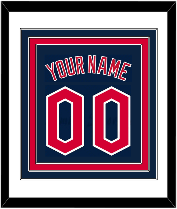 Cleveland Name & Number - Alternate Blue - Triple Mat 1