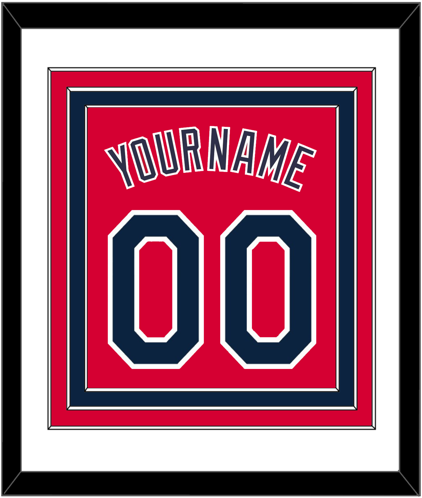 Cleveland Name & Number - Alternate Red (2019-2021) - Premier Tier 1