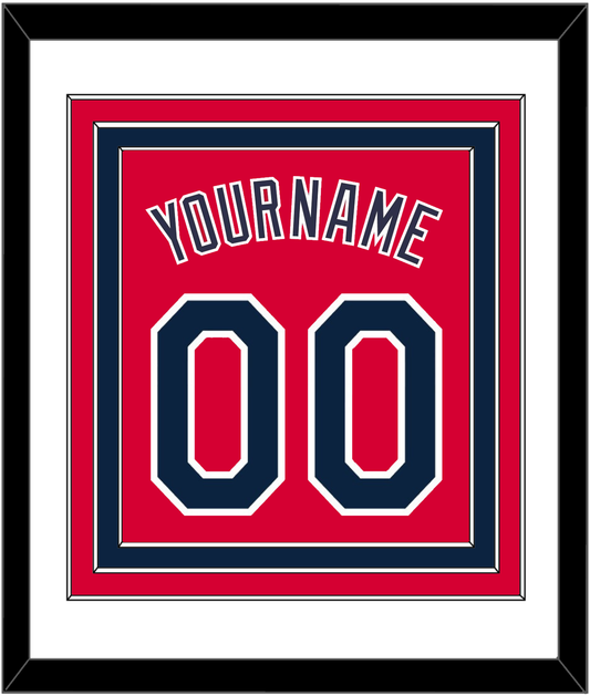 Cleveland Name & Number - Alternate Red (2019-2021) - Premier Tier 1
