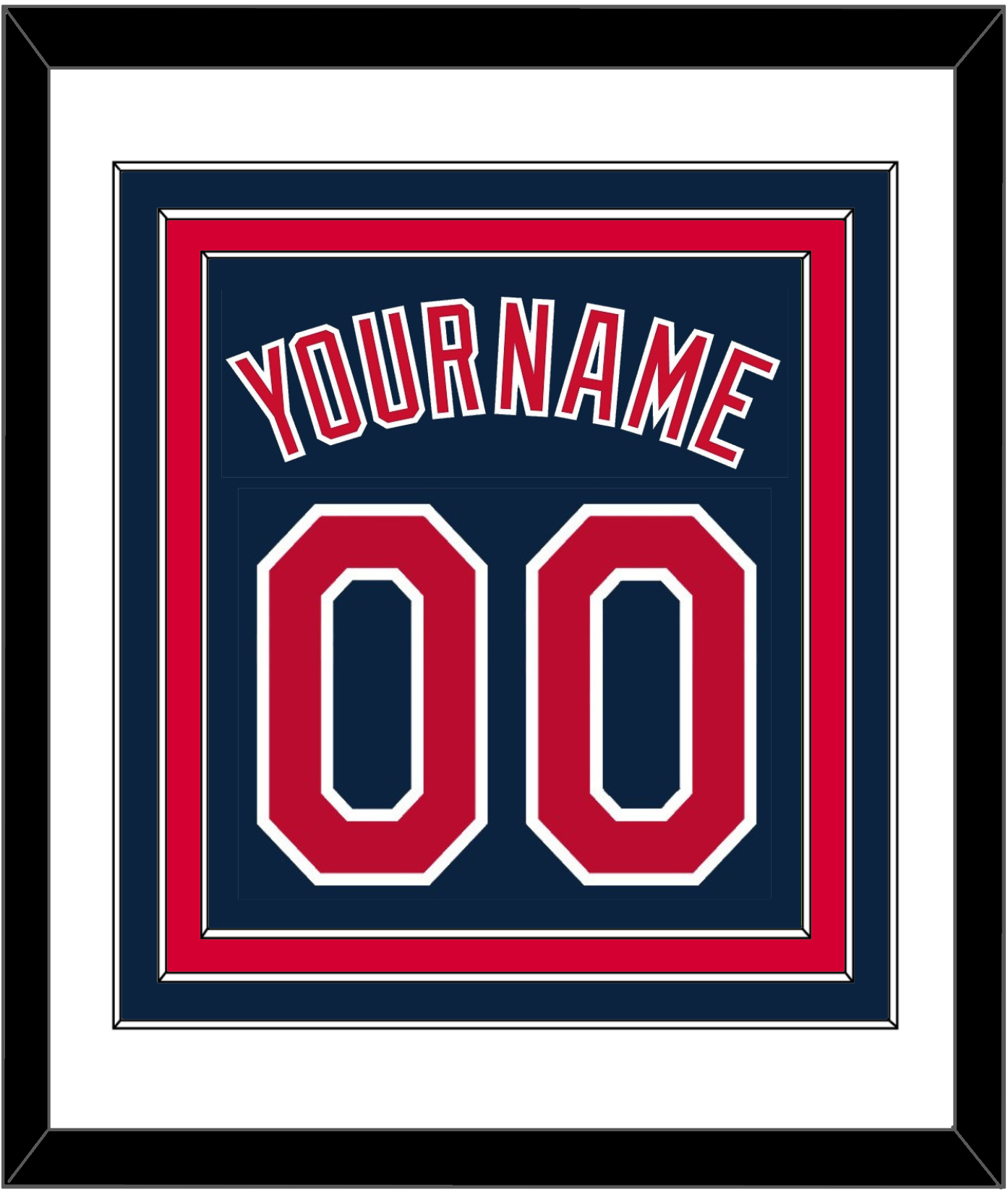 Cleveland Name & Number - Alternate Blue (2019-2021) - Premier Tier 1