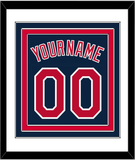 Cleveland Name & Number - Alternate Blue (2019-2021) - Triple Mat 1