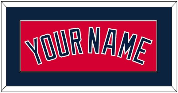 Cleveland Name - Alternate Red - Single Mat 2