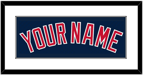 Cleveland Name - Alternate Blue - Single Mat 1