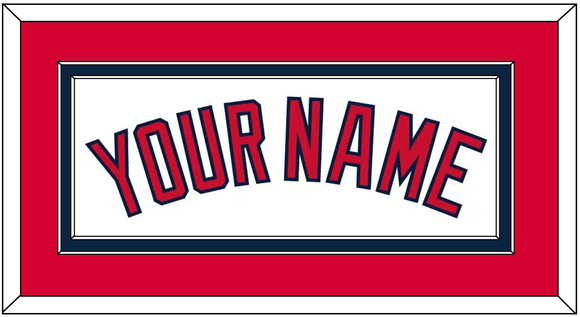 Cleveland Name - Home White - Double Mat 4