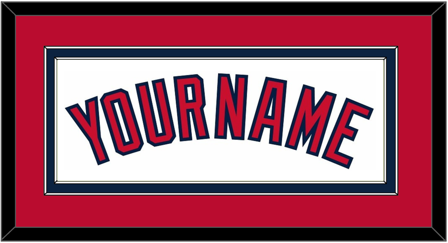 Cleveland Name - Home White (2012-2021) - Signature Tier 4