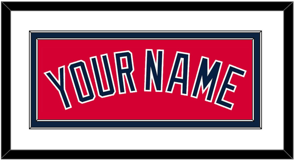 Cleveland Name - Alternate Red - Double Mat 1