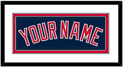 Cleveland Name - Alternate Blue - Signature Tier 1