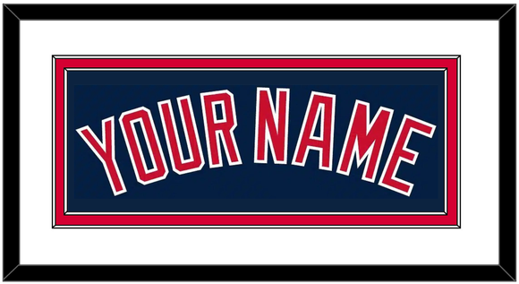 Cleveland Name - Alternate Blue - Double Mat 1