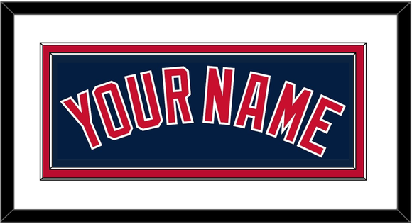 Cleveland Name - Alternate Blue (2019-2021) - Double Mat 1