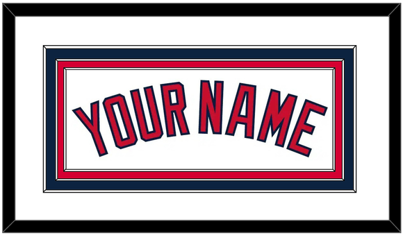 Cleveland Name - Home White - Triple Mat 1