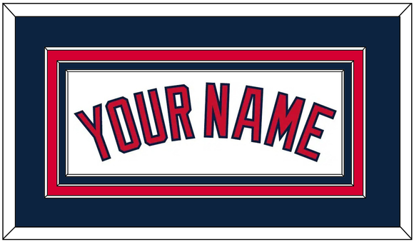 Cleveland Name - Home White - Triple Mat 2