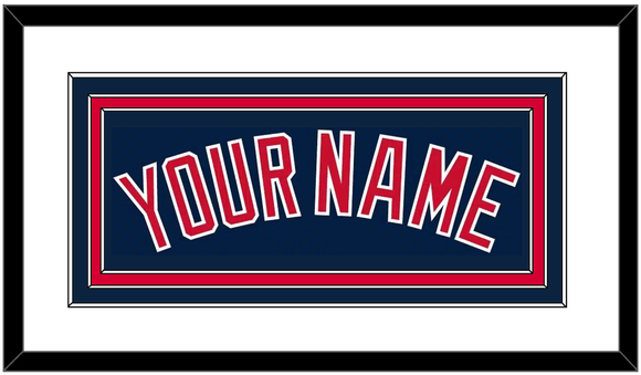 Cleveland Name - Alternate Blue - Triple Mat 1