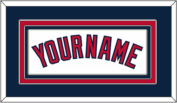 Cleveland Name - Home White (2012-2021) - Triple Mat 2