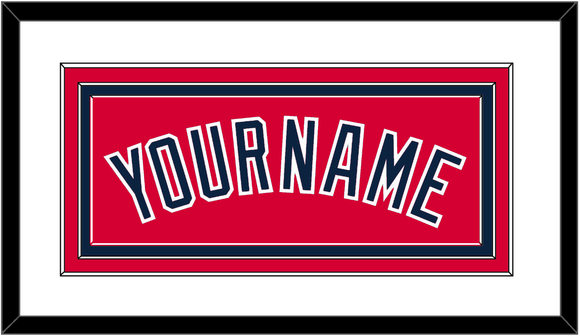 Cleveland Name - Alternate Red - Triple Mat 1
