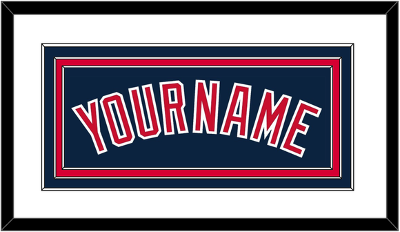 Cleveland Name - Alternate Blue (2019-2021) - Triple Mat 1