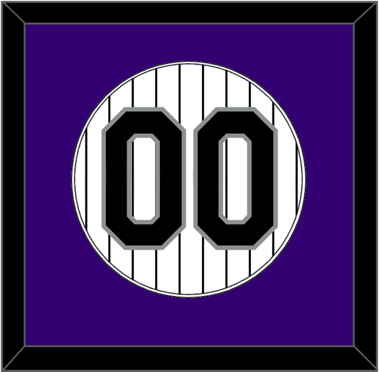 Colorado Number - Home White Pinstripes - Essential Tier 1