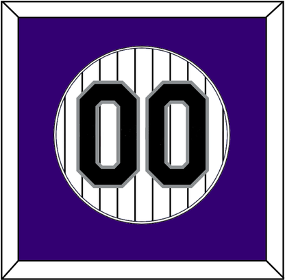 Colorado Number - Home White Pinstripes - Essential Tier 1