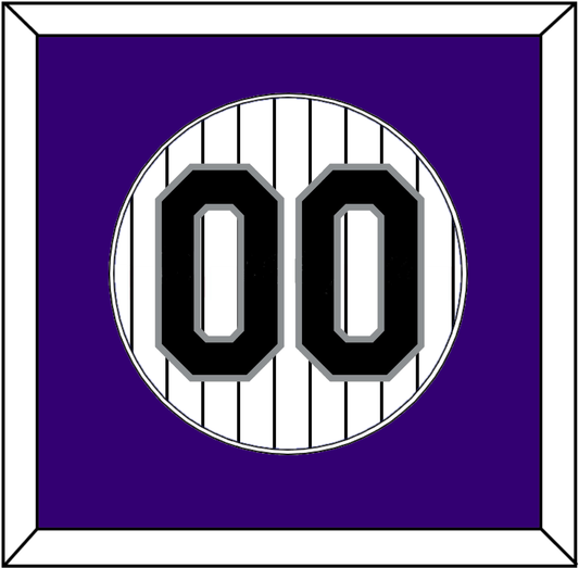 Colorado Number - Home White Pinstripes - Essential Tier 1