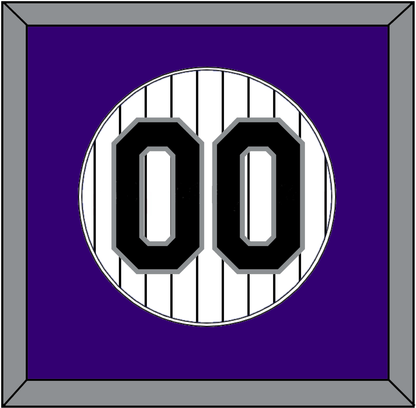 Colorado Number - Home White Pinstripes - Essential Tier 1